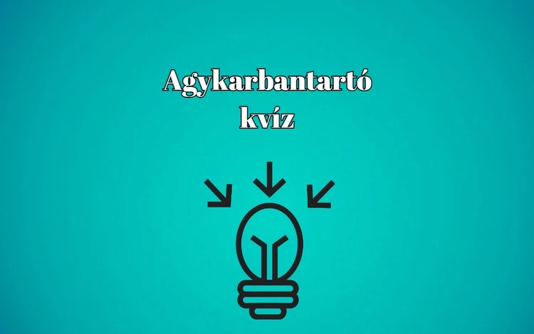 Napi kvíz - Erre a kis agytornára van szükséged most, ami felfrissít és kikapcsol