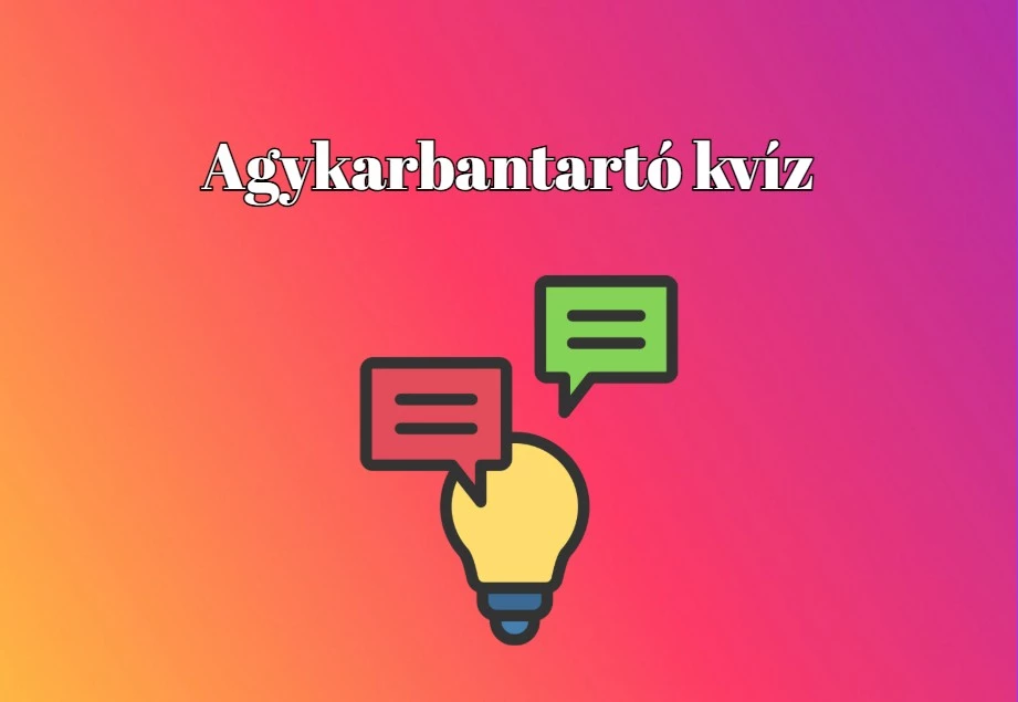 Agykarbantartó - Lássuk, hogy veszed az akadályokat ebben a napi kvízben