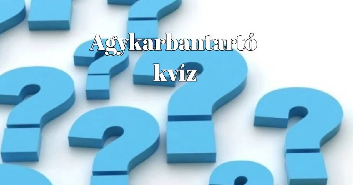 Ha szereted az agytornát, ezt a kihívást imádni fogod! Friss napi kvíz érkezett