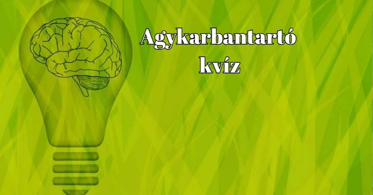 Agykarbantartó napi kvíz - Tudod a helyes választ a kérdések több mint felére