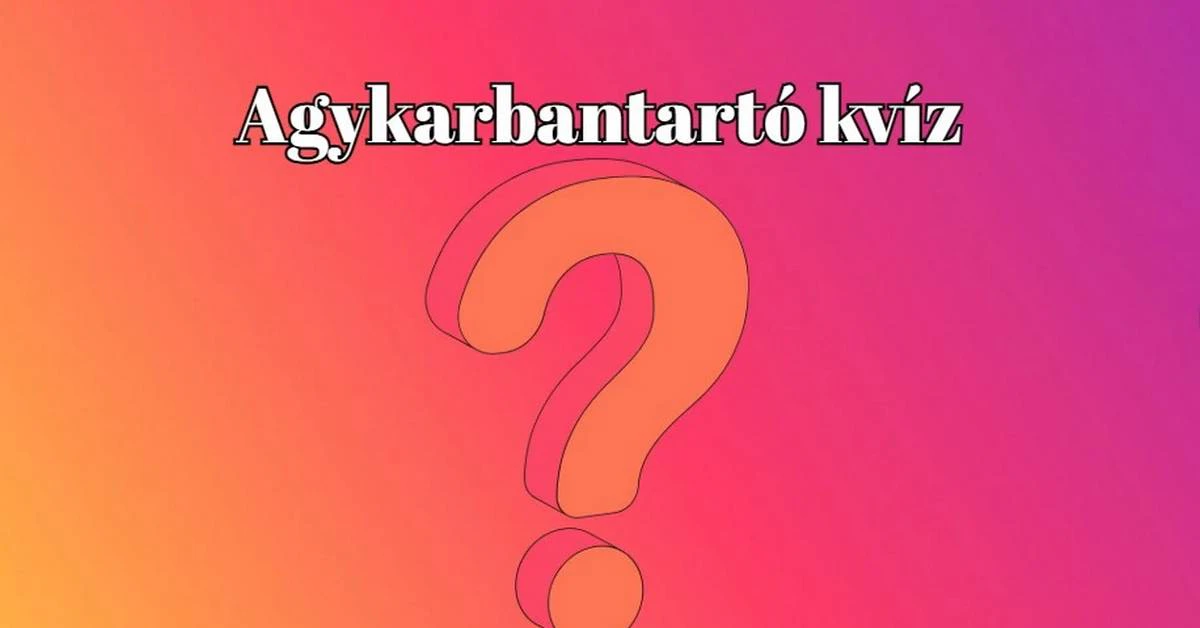 Napi kvíz - Lássuk, hogy veszed az akadályokat ebben a kvízben