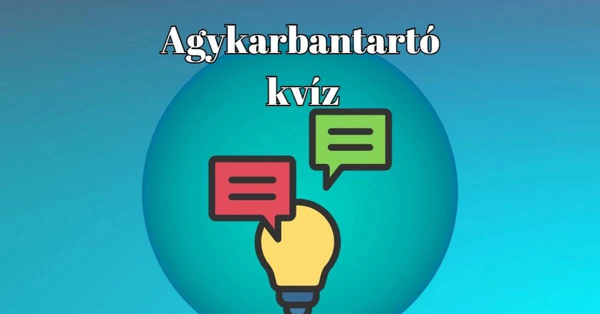 Ezt a napi kvízt nyolcból legalább öt ember jól tölti ki. Neked is menni fog