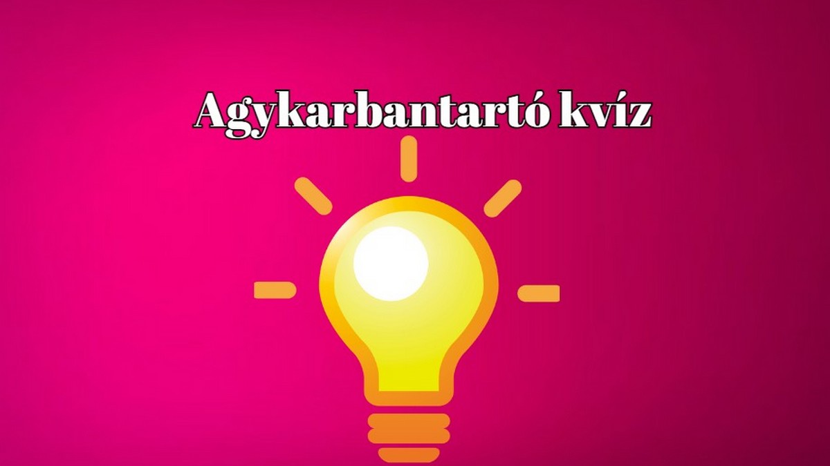 Senkit nem hagyunk a napi kvíz adagja nélkül tengődni. Itt az ellátmány