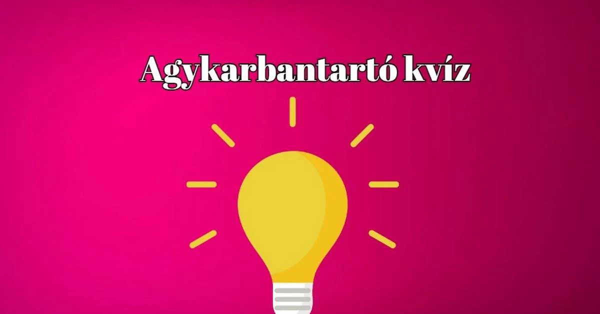 Napi agykarbantartó kvíz - Nagyszerű kérdések, nem csak rajongóknak