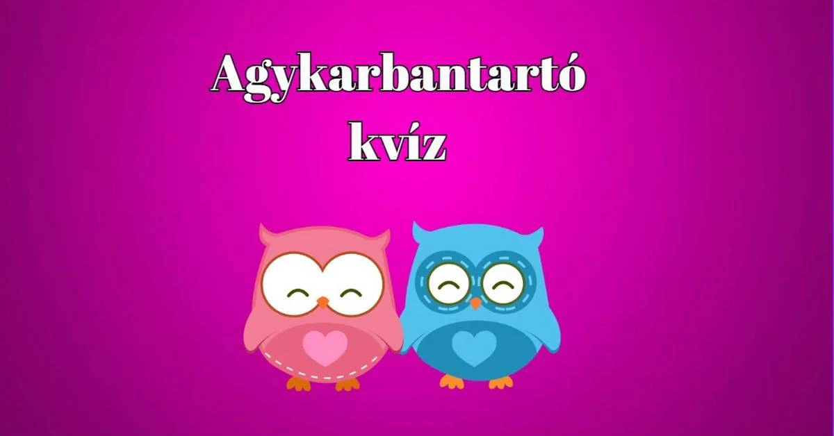 Ha ebben a napi kvízben elérsz legalább 7 pontot, le a kalappal előtted